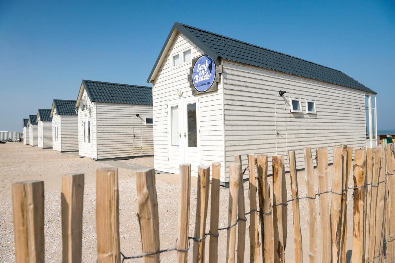 Surf En Beach Strandhuisjes Katwijk aan Zee Zewnętrze zdjęcie